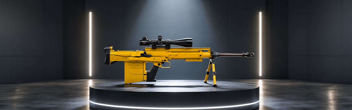 بندقية قناصة GM6 لينكس الثقيلة  - عيار 12.7×99 ملم (.50 BMG)